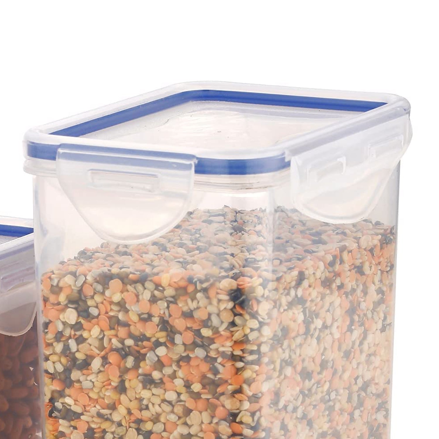 5827 Rectangle ABS Airtight Food Storage Containers with Leak Proof Locking Lid Storage container set of 3 Pc (Approx Capacity 500ml,1000ml,1500ml, Transparent) 5827 Rectangle ABS Airtight Food Storage Containers with Leak Proof Locking Lid Storage container set of 3 Pc (Approx Capacity 500ml,1000ml,1500ml, Transparent)